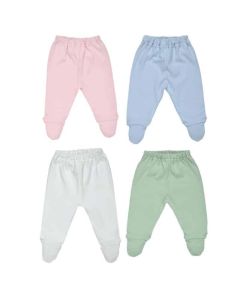 Pants, Footed, Organic Cotton - Assorted Colors